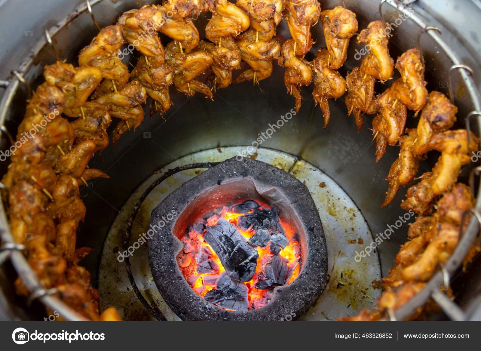 Roasted Chicken Thai Herbs Gai Samun Pai Thai Tasty Roasted