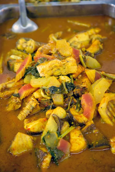 Kaeng Som Gaeng Som Thai Sour Curry Sour Spicy Fish — Stock Photo, Image