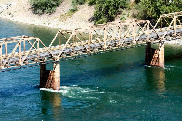 View City Trail Lead Zince Smelter West Kootenay British Columbia — Stock Photo, Image