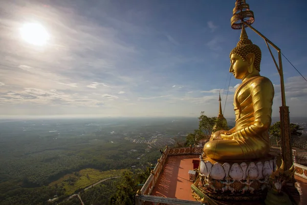 Tigris Barlang Templom Vagy Wat Tham Suea Egy Buddhista Templom — Stock Fotó