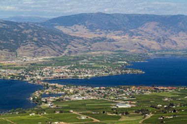 Osoyoos Okanagan Vadisi İngiliz Kolombiya Kanada manzarası