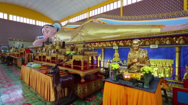 Wat Chayamangkalaram Templo Tailandés Ubicado Suburbio Pulau Tikus George Town — Vídeos de Stock