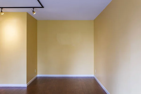 View Empty Living Room Modern New Apartment Condo House Interior — Stock Photo, Image