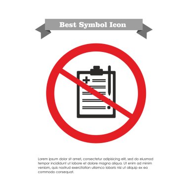Hiçbir tıbbi rapor simgesi