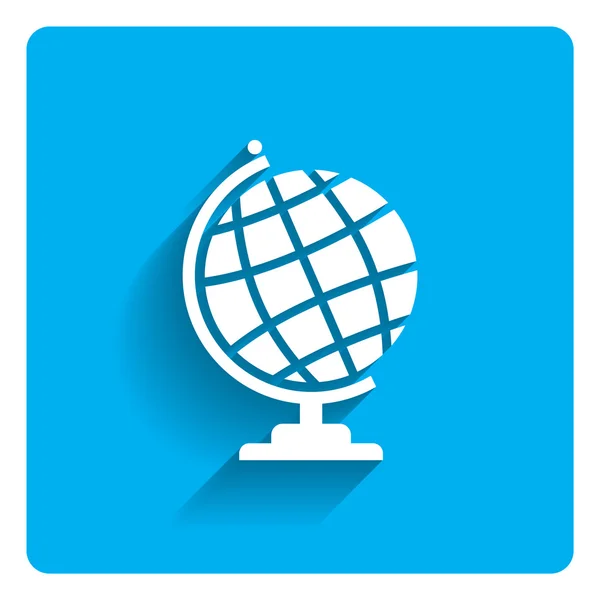 Earth globe icon — Stock Vector