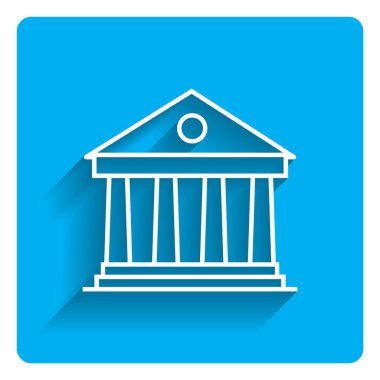 banka binası simgesi 
