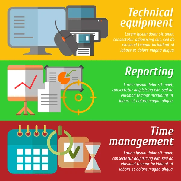 Factores de éxito empresarial Vector de stock