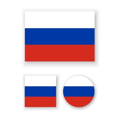 Russian Federation flag clipart