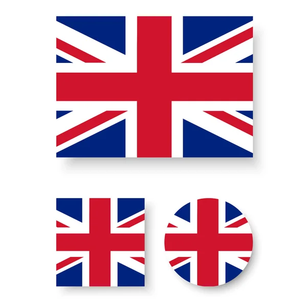 United Kingdom flag — Stock Vector