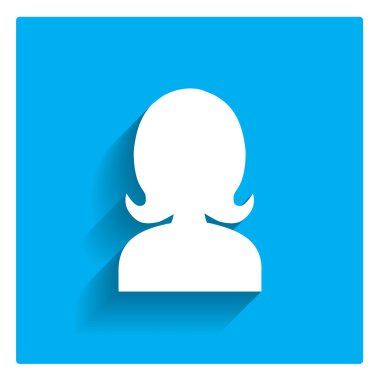 Kadının baş siluet