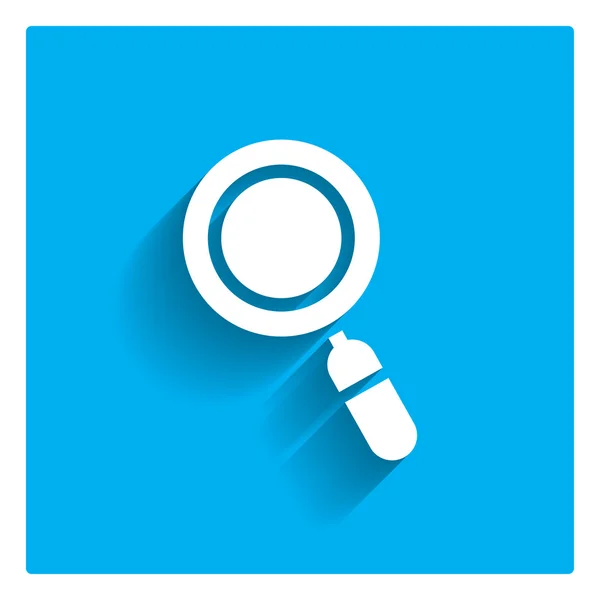 Magnifier icon — Stock Vector