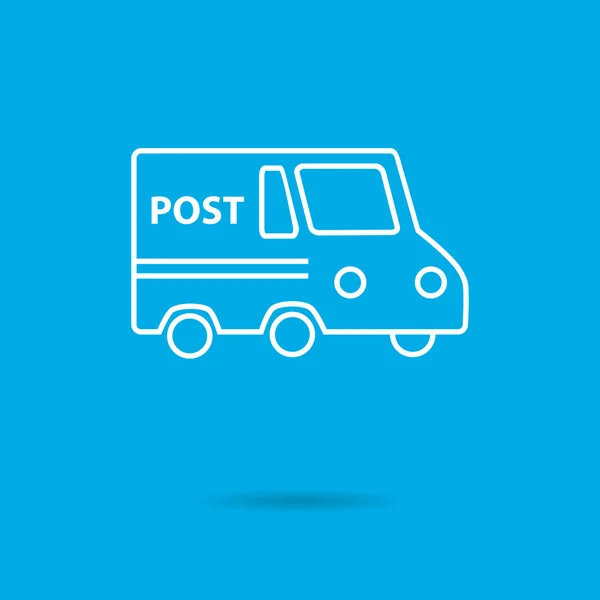 Post service auto — Stockvector