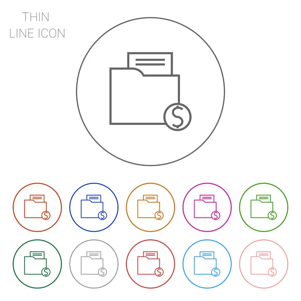 Profitable contract icon — Stock Vector