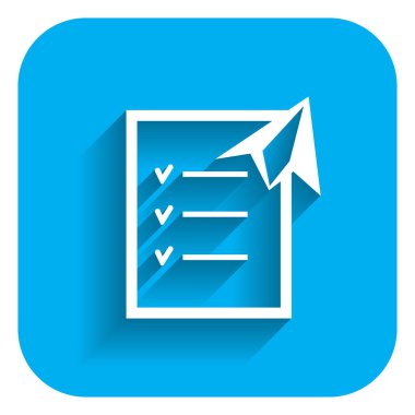 Denetim listesi ve kağıt uçak