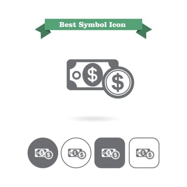 Doları banknot ve dolar işareti
