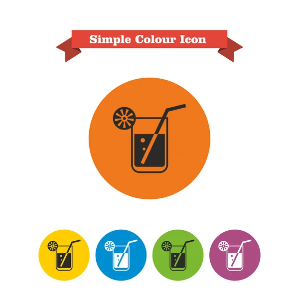 Cocktail icon — Stock Vector