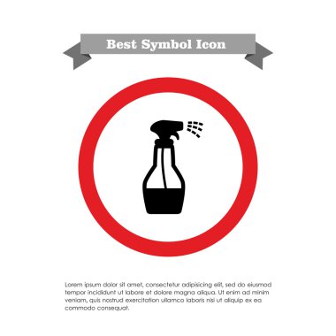 temizlik spreyi şişesi