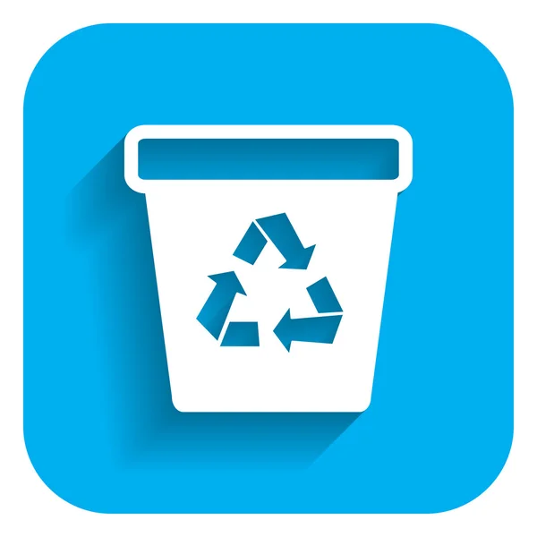 Reciclagem bin —  Vetores de Stock