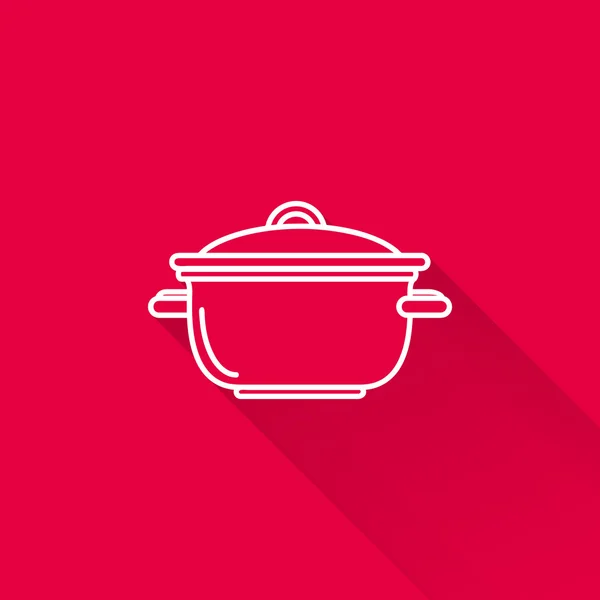 Saucepan icon — Stock Vector