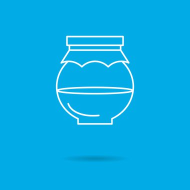 Yarısı dolu kavanoz