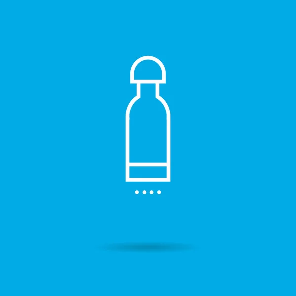 Bottiglia con coperchio — Vettoriale Stock