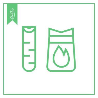 Huş ağacı günlüğü ve kömür torba