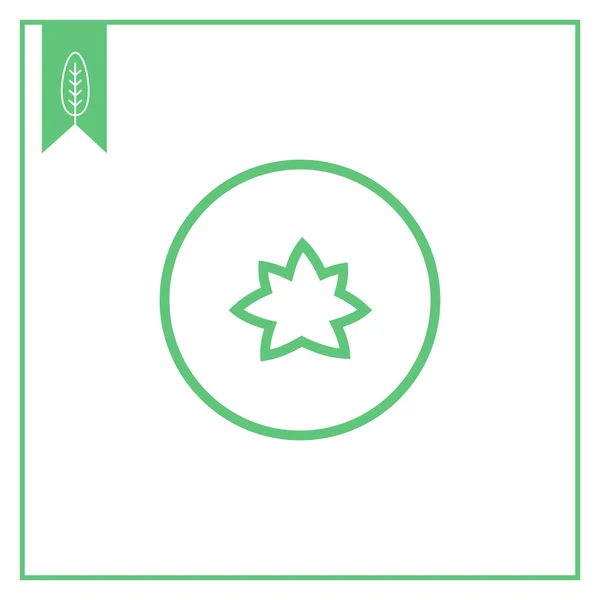 Icono de pepino — Vector de stock