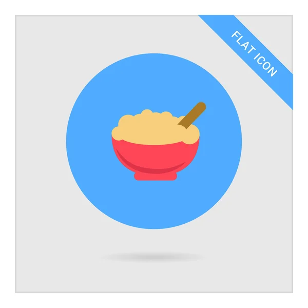 Icona del porridge — Vettoriale Stock