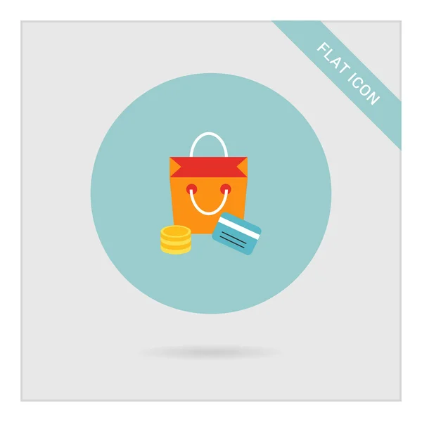 Shopping icon — Stock Vector