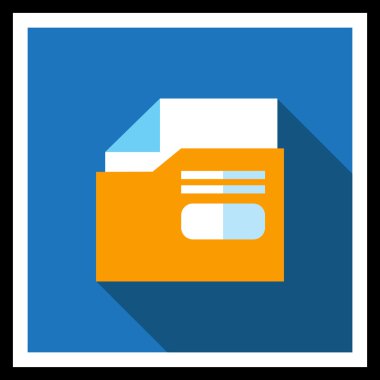 Plastik klasörde belge