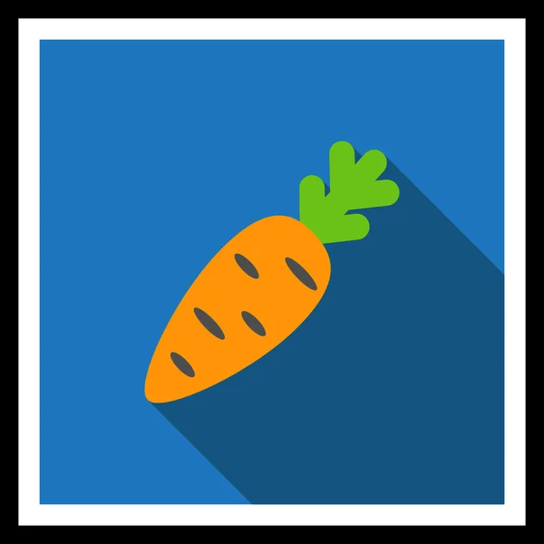 Icona della carota — Vettoriale Stock