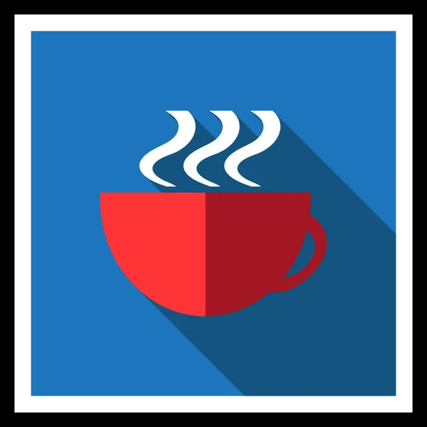 Icono de descanso café — Vector de stock