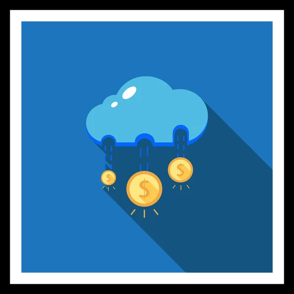 Money rain — Stock Vector