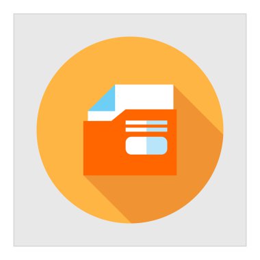 Plastik klasörde belge