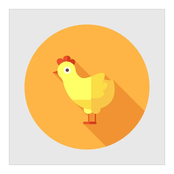 Chicken icon — Stock Vector