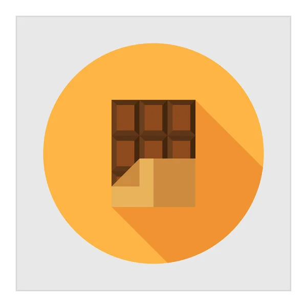 Chocolate bar icon — Stock Vector