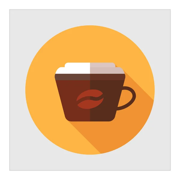 Taza de café desechable — Vector de stock