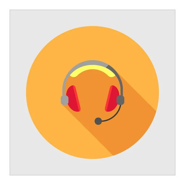 Headset-Symbol — Stockvektor