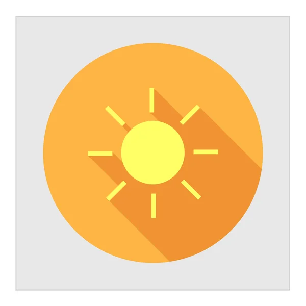 Pictogram sun — Stockvector