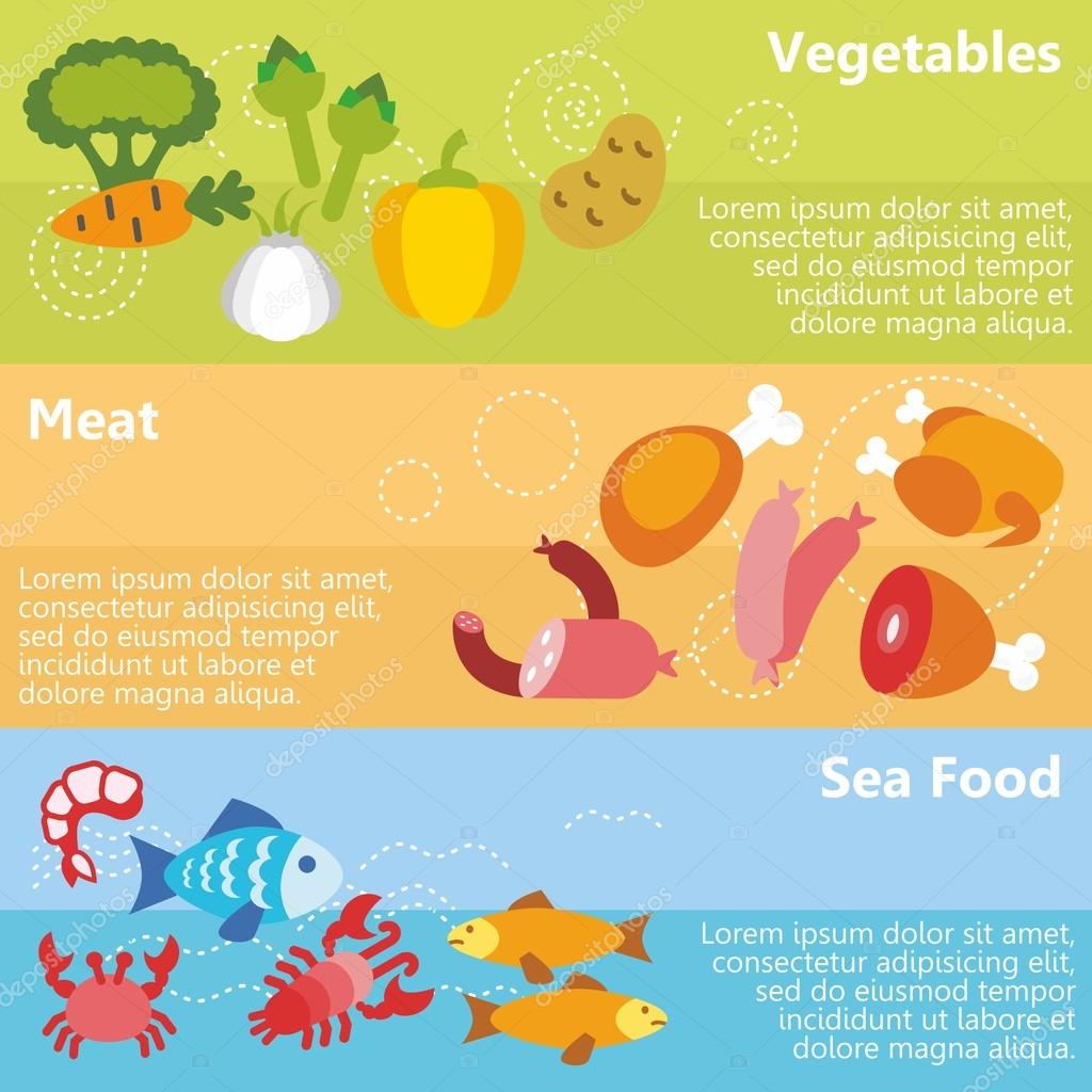 Nutrition elements Stock Illustration by ©RedineVector 77949506