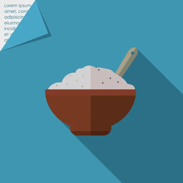 Porridge — Vettoriale Stock