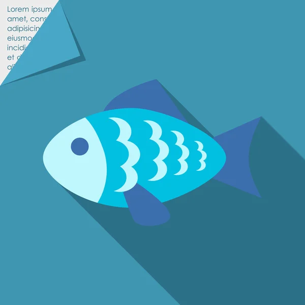 Zeevruchten pictogram — Stockvector