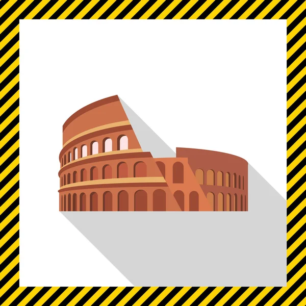Ícone do Coliseu — Vetor de Stock
