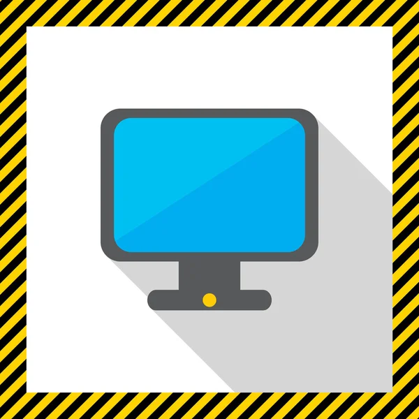 Computer monitor — Stock Vector