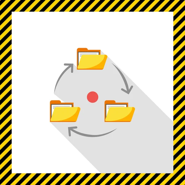 Documenten verkeer — Stockvector