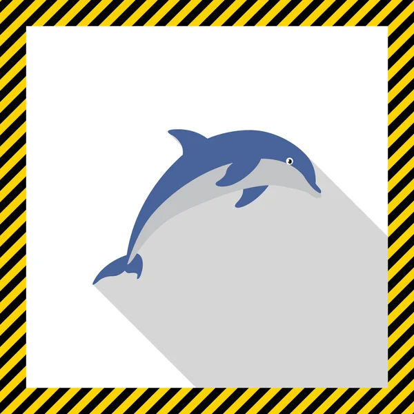 Ikona Delfin — Wektor stockowy
