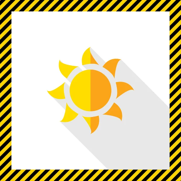 Sun-ikonen — Stock vektor