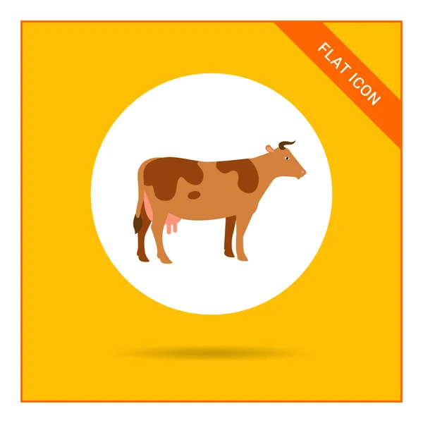 Cow icon — Stock Vector