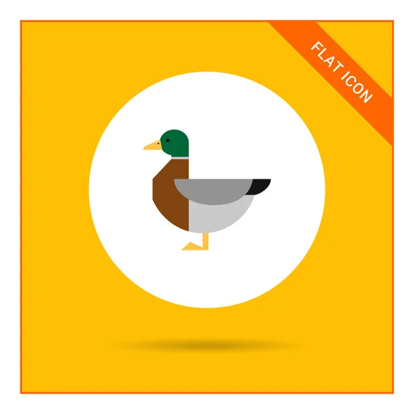 Duck icon — Stock Vector