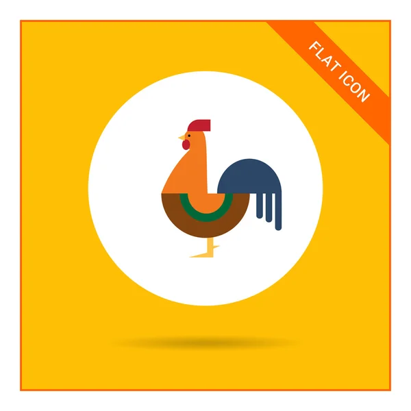 Icono de gallo — Vector de stock